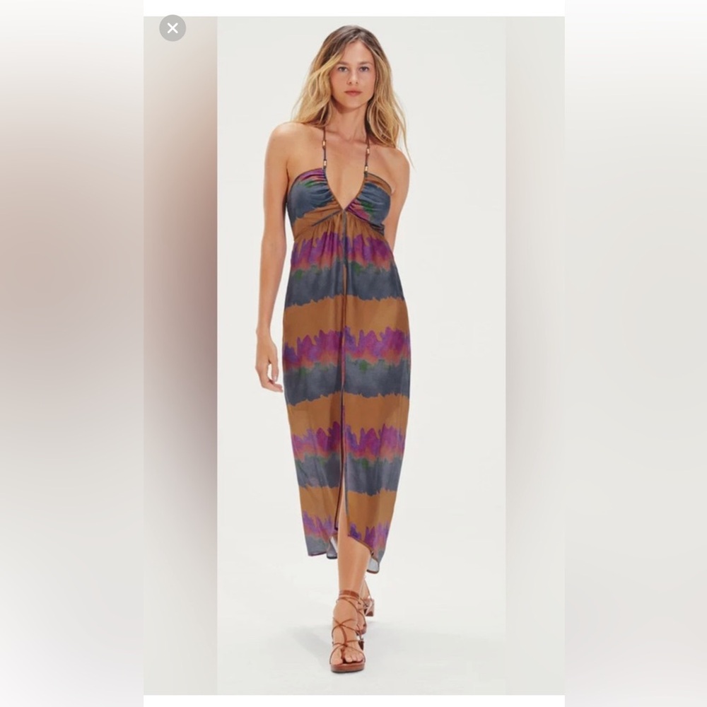 Vix Paula Hermanny Kamau Melanie Detail Midi Dress